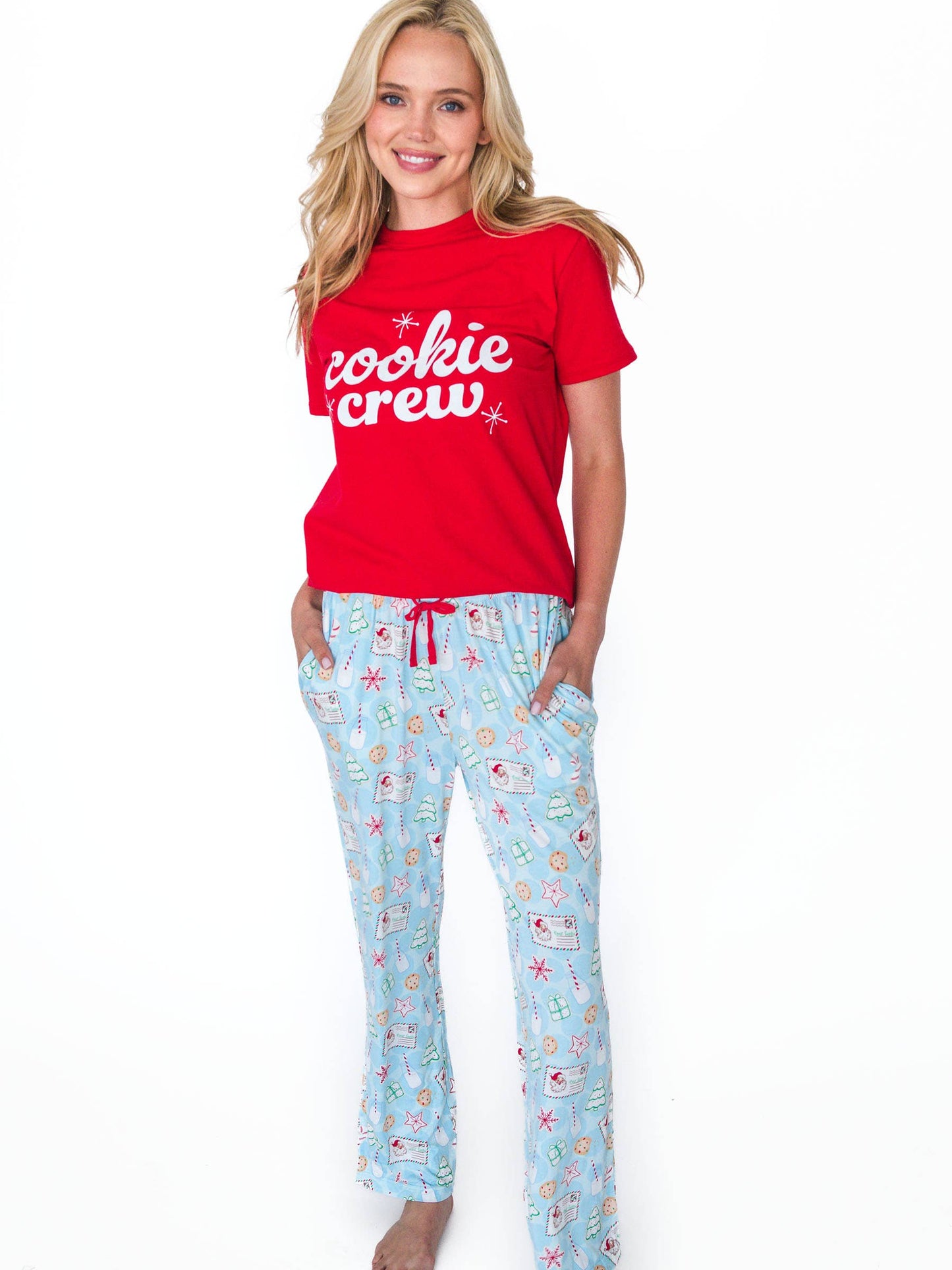 SoftSnooze™ Adult Bamboo Viscose Santa Sweets Pajama Pants