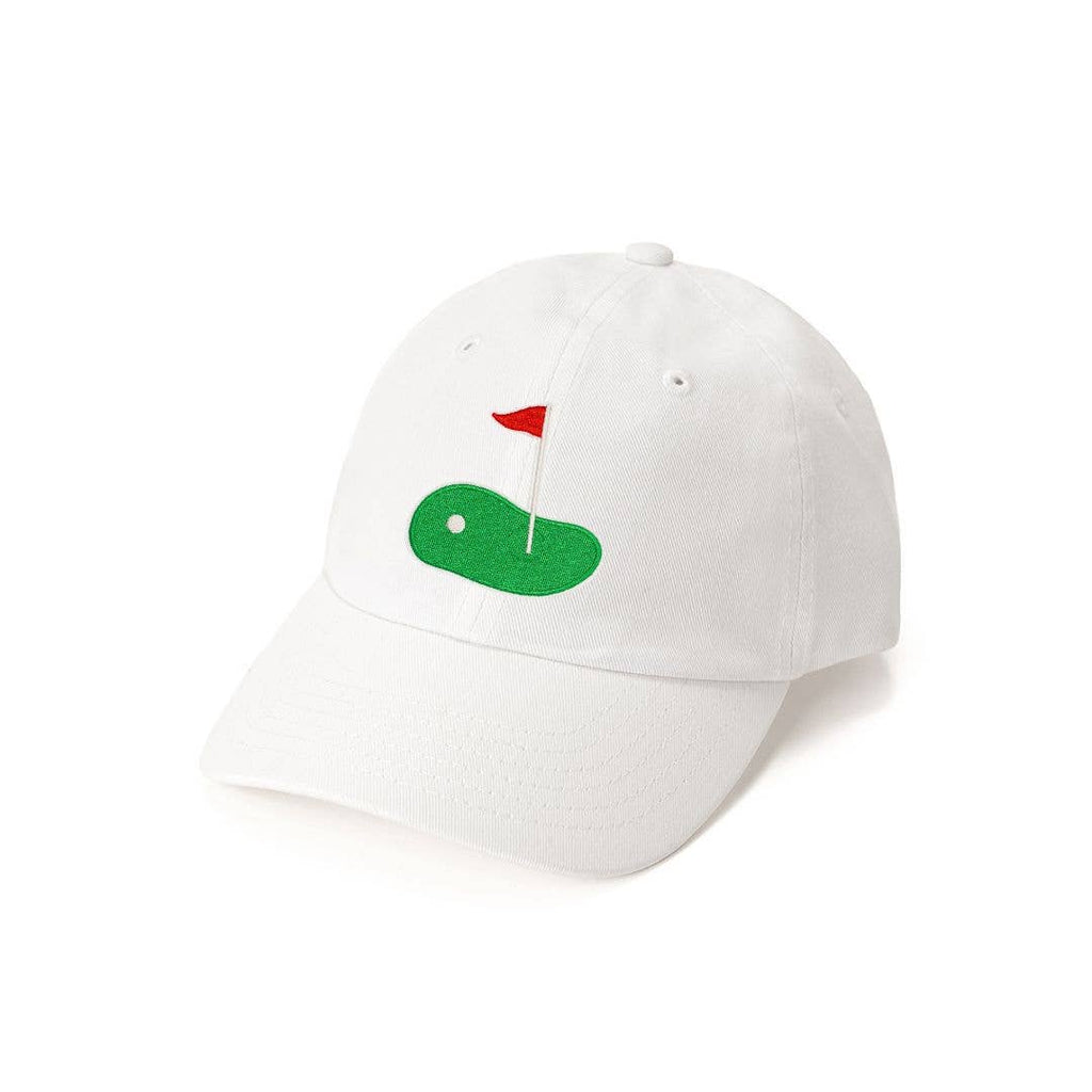 Golf Tee Front Flag Patch Baseball Hat - Kids Hair Accessory