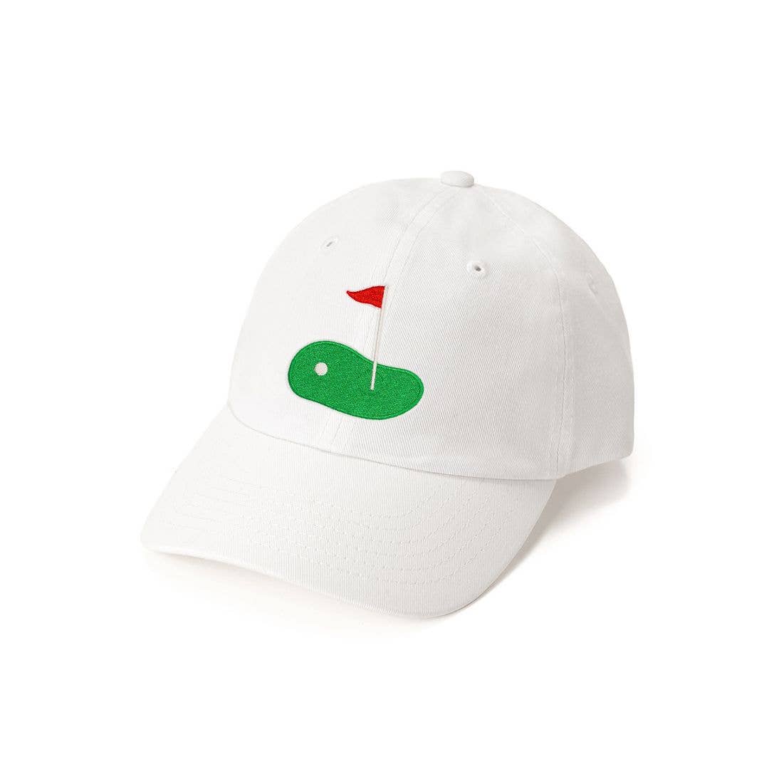 Golf Tee Front Flag Patch Baseball Hat - Kids Hair Accessory