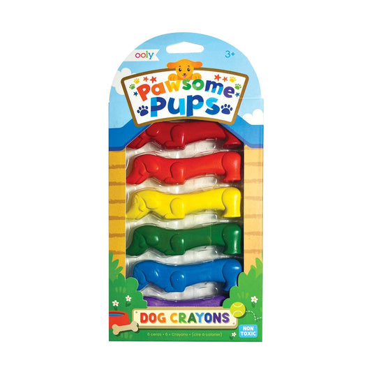 Pawsome Pups: Dog Crayon (Set of 6)