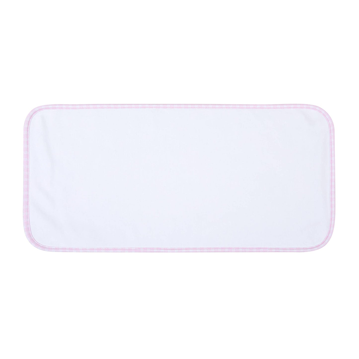 New Beginnings Pink Burp Cloth