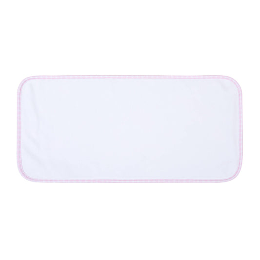 New Beginnings Pink Burp Cloth
