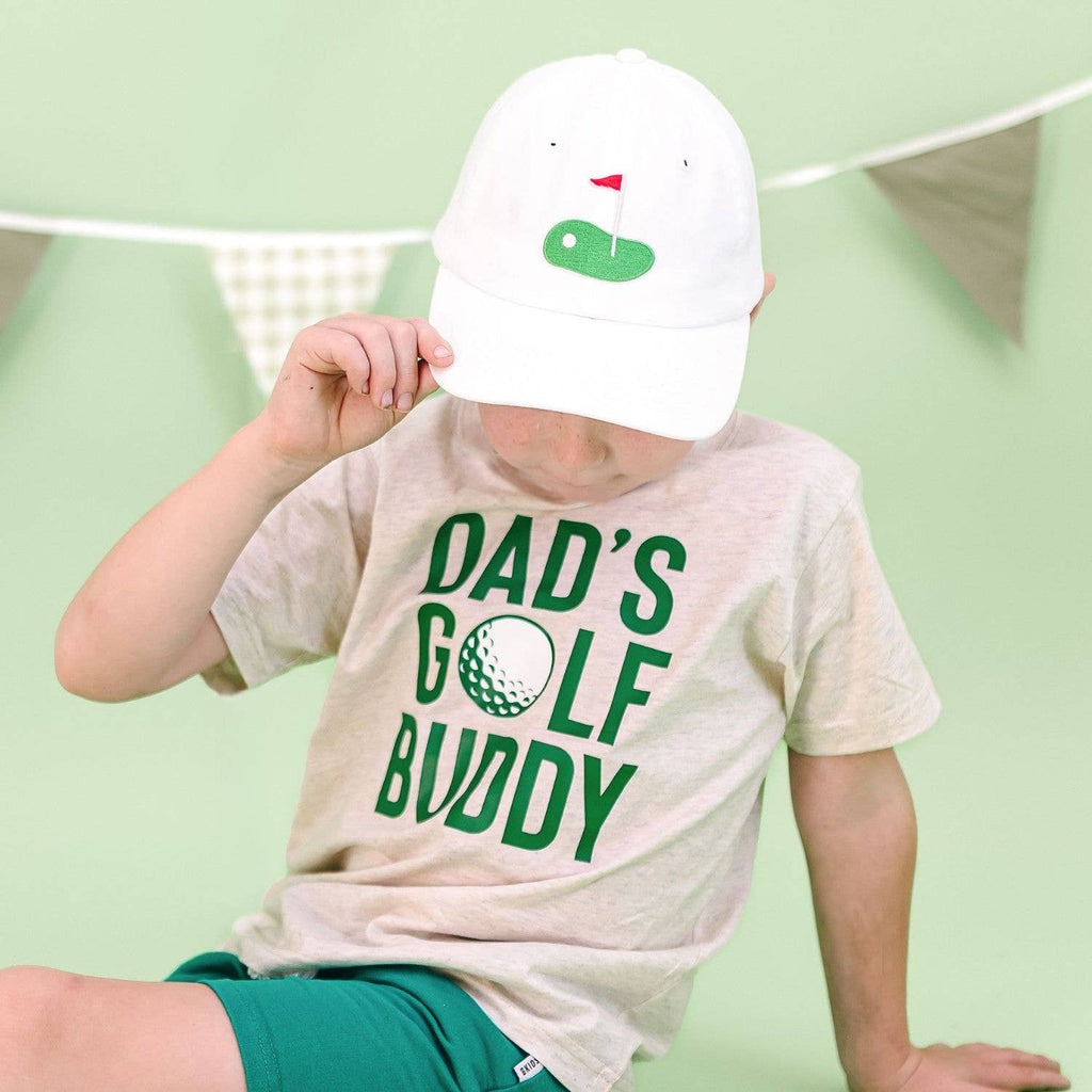 Golf Tee Front Flag Patch Baseball Hat - Kids Hair Accessory