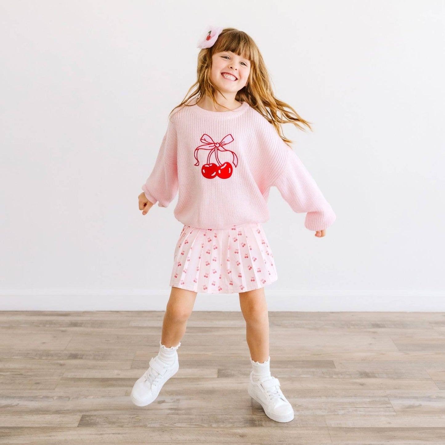 Cherry Cute Athletic Skort - Kids Clothing - Spring Summer