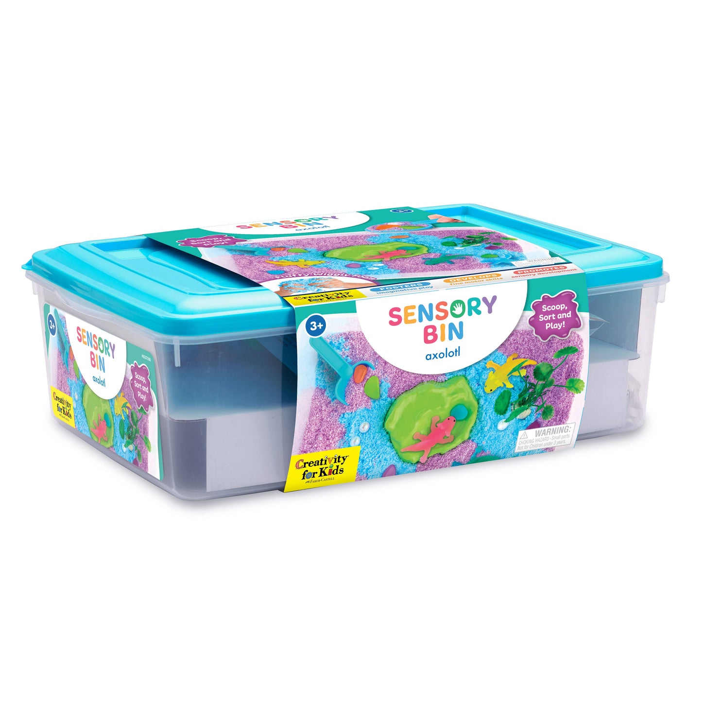Sensory Bin Axolotl Activity Bin for Kids
