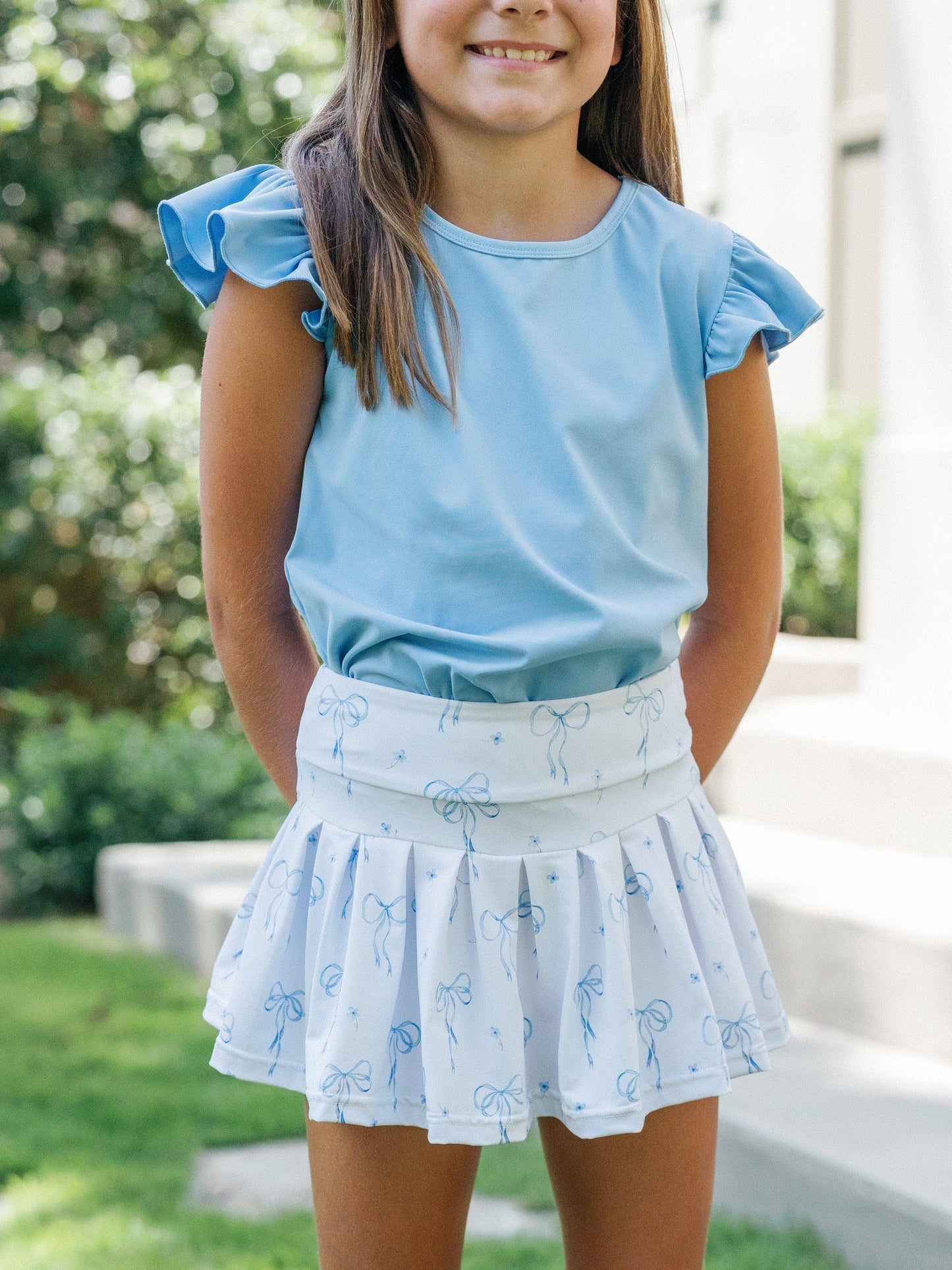 Collins Set in Blue Belle Bows