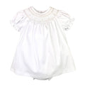Bishop Smocked Knit Dress