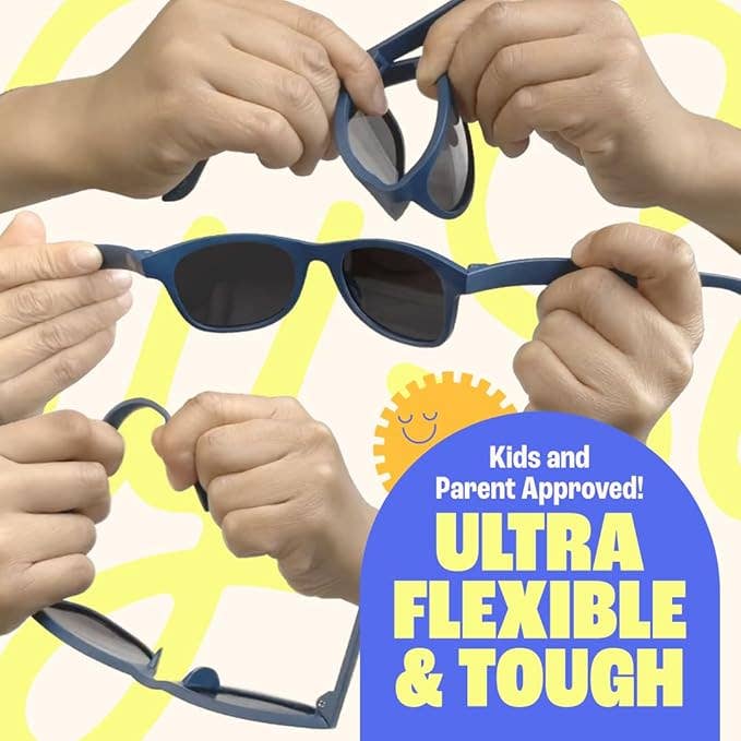 Polarized Kids Sunglasses 3-8 Years – Black | Toddler Sunglasses