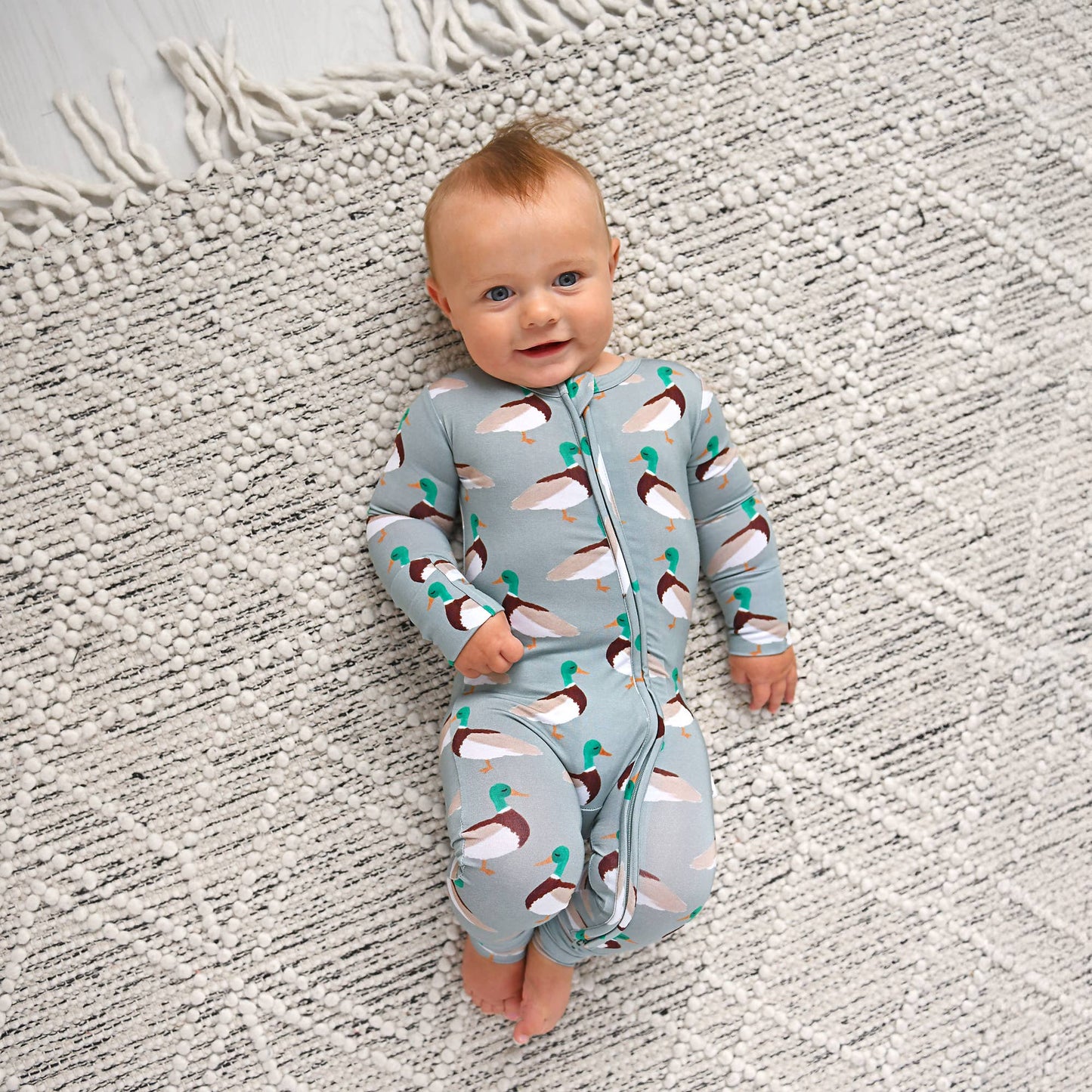 Wilder Duck ZIP Bamboo Baby Sleepies Little