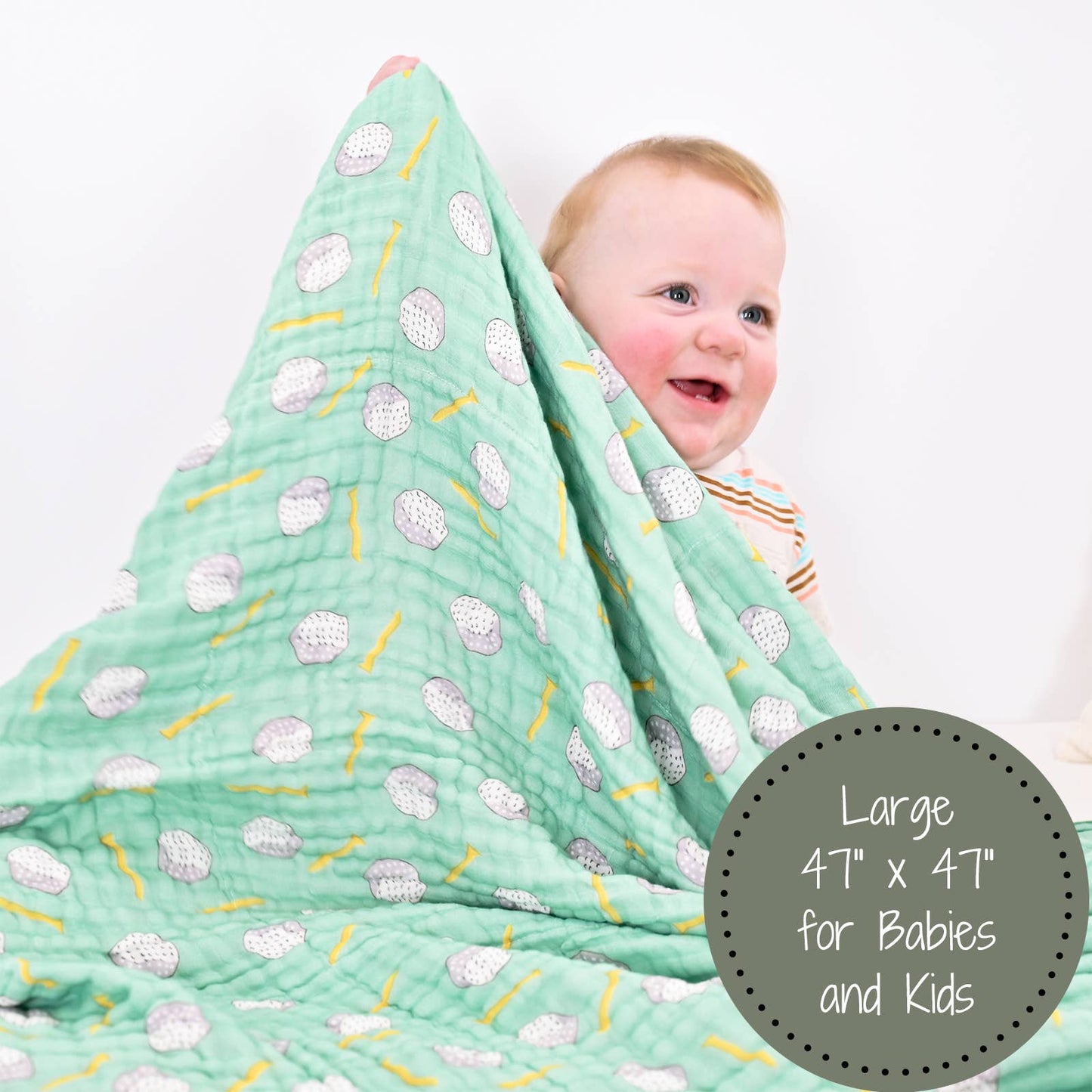 Muslin Quilt Baby & Kids Blanket Golf A Round