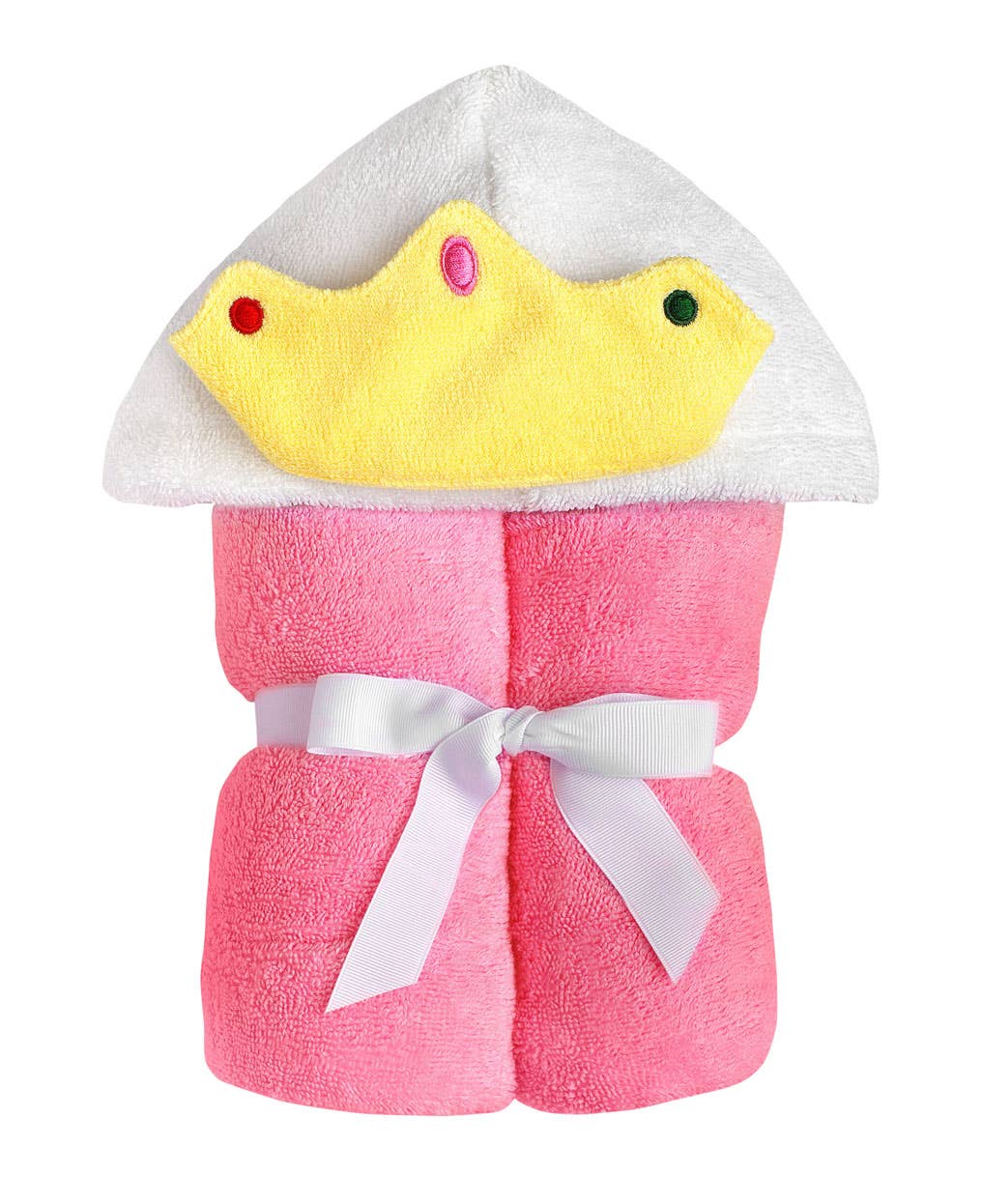 Pink Princess hooded towel for toddlers ages 2 to 8 years