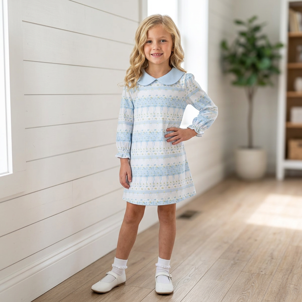 Alina Floral Pima Dress