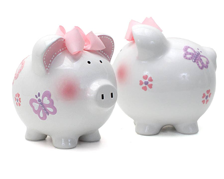 Butterfly Large Piggy Bank