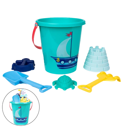 Toysmith 6-Piece Set Ship Sand Bucket Set