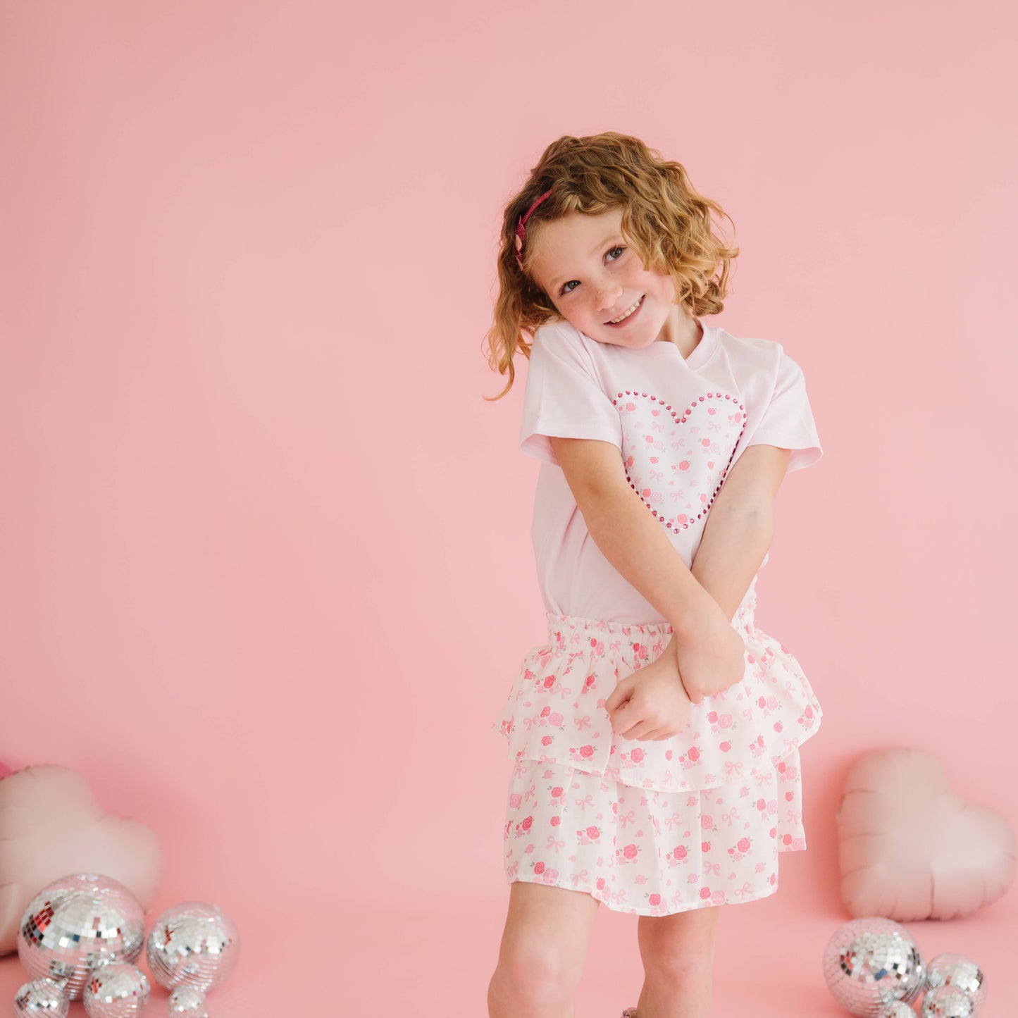 Dainty Rose Skort - Kids Boutique Clothing