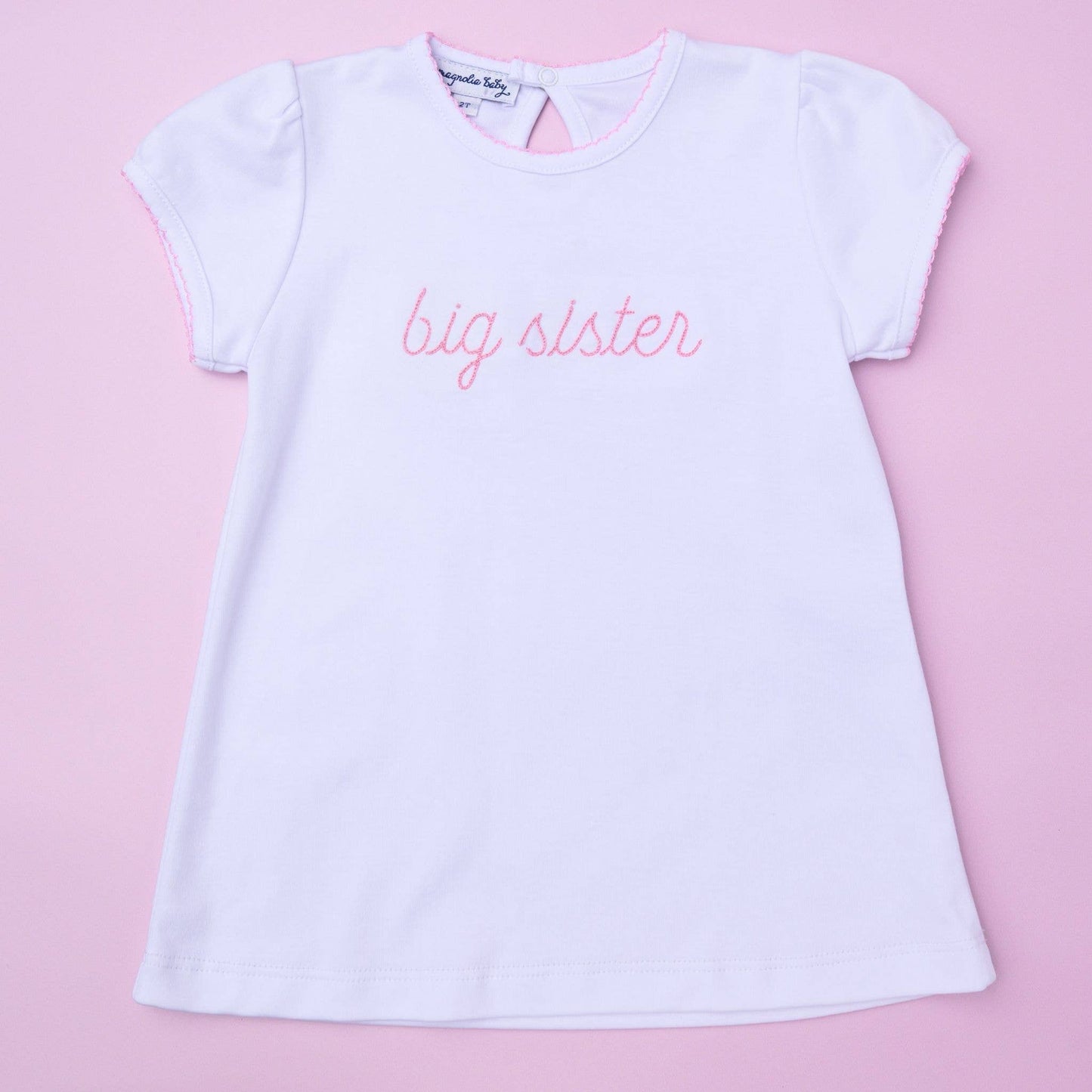 Big Sister Embroidered T-Shirt
