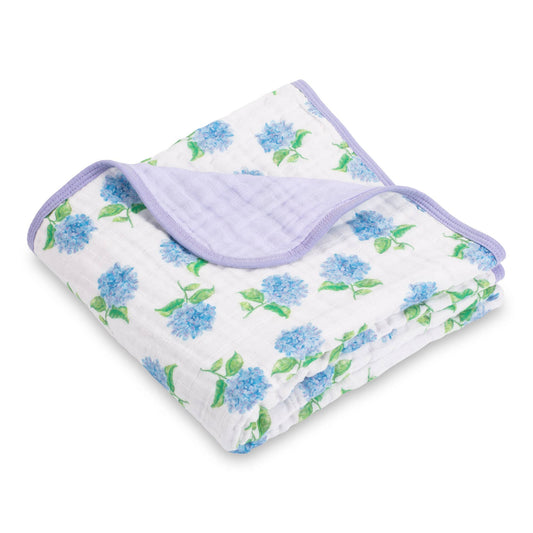 You Had Me At Hydrangea Baby Toddler Muslin Blanket