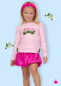 Sequin Felling Grinchy Pink Holly