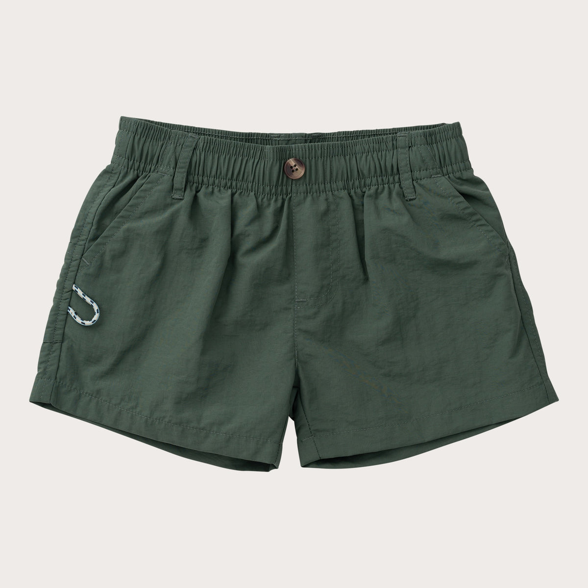 camping green outrigger performance shorts