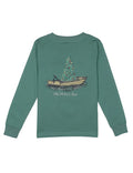 Boys Jolly Boat LS Marine Green