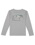 boys Performance LS Swimbait ice grey