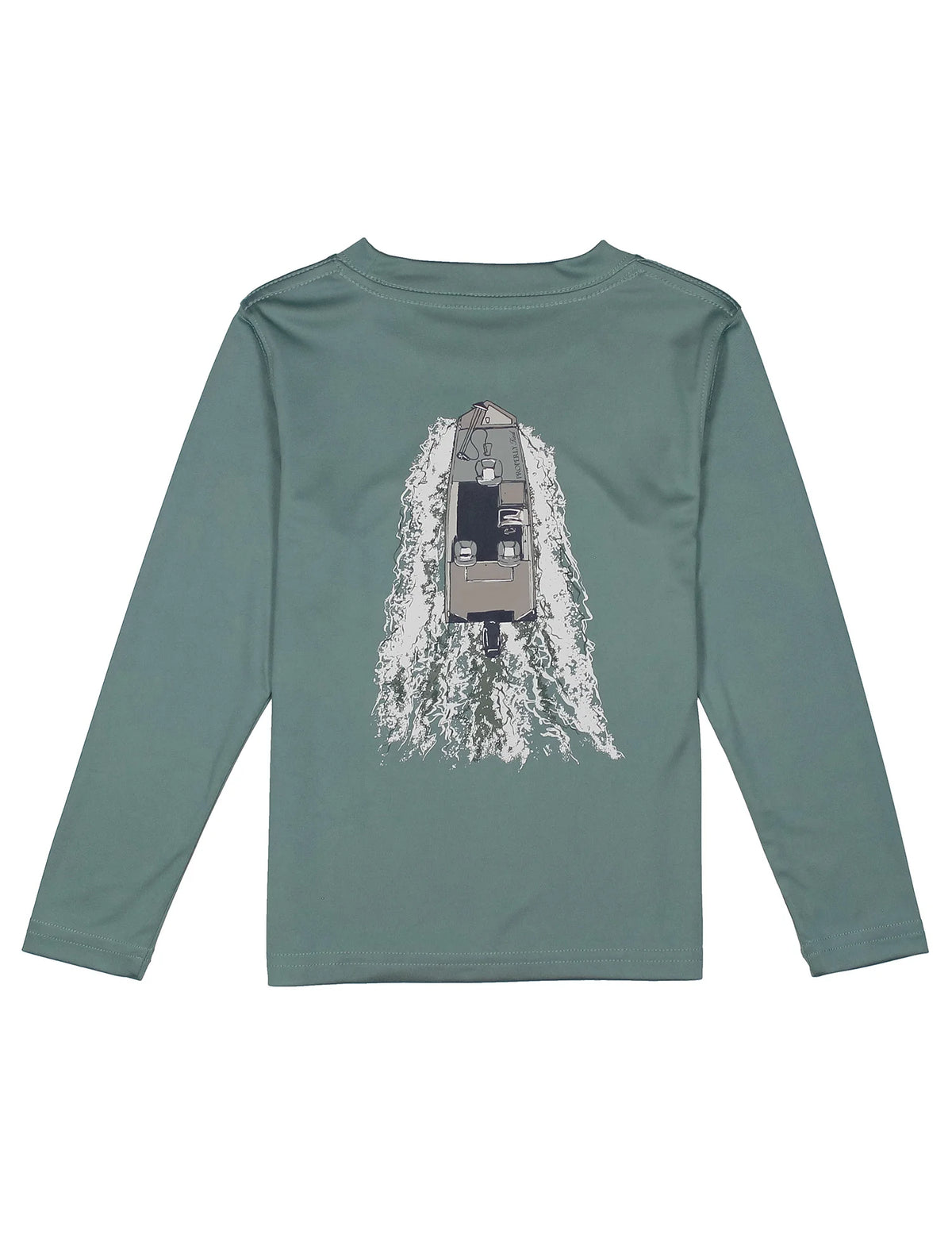 Boys performance LS on the water Steel blue