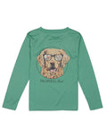 boys Performance LS Camo Companion ivy