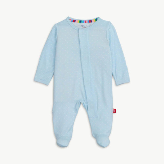Dot Blue footie